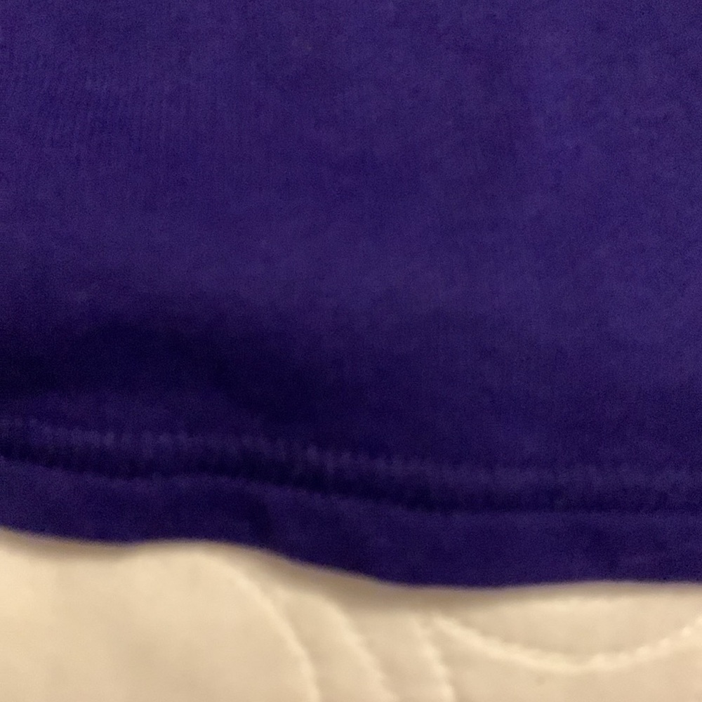 Chico’s Women’s Zenergy Lace Trim Long Sleeve Sweatshirt Blue Size XL - Picture 6 of 11
